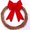 12 Pieces Red Christmas Bows for Wreaths 5 x 8 Inches Christmas Bows for Tree Christmas Decoration Bows, Indoor and Outdoor